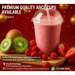 Juice CUP 330ml (With Dome Lid)