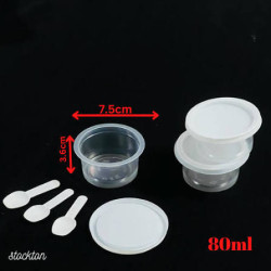 80ml Yogurt Cup( Transparent ) / Steam Cup